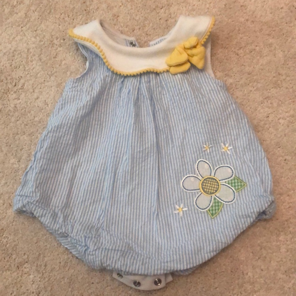 Seersucker romper